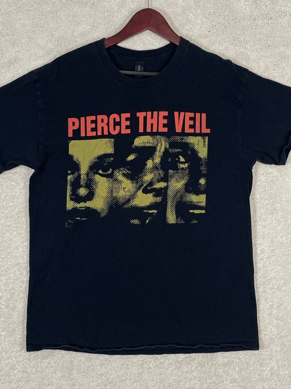2025 Pierce The Veil T-Shirt Mens Large Black I Can't Hear You World Tour Band